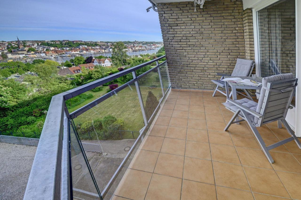 Fewo1846 - Bellevue - Sonnige 2-Zimmer-Wohnung Mit Balkon Und Hafenblick Flensburg Exteriér fotografie